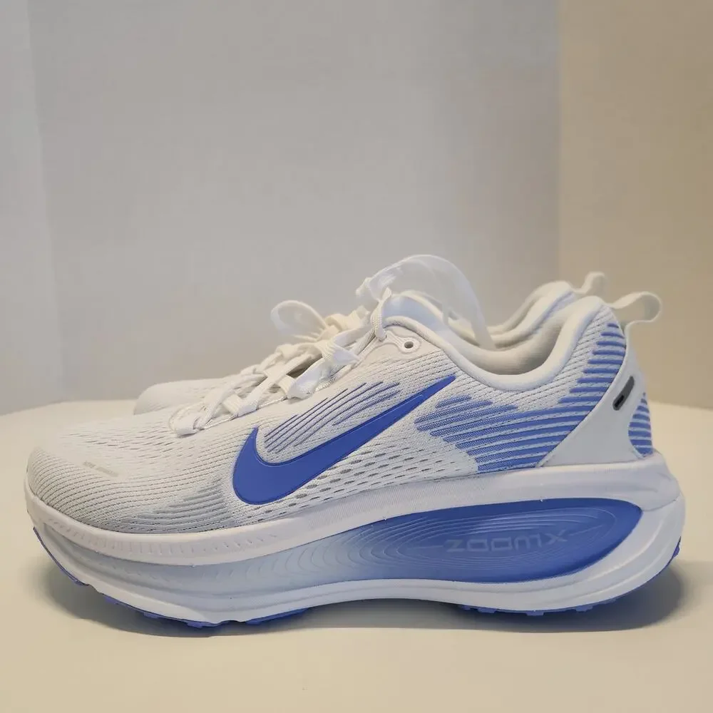 Nike Women's Vomero 18 White/Royal Pulse/Football Grey 8 Medium - Picture 5 of 11